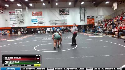 190 lbs Quarterfinal - Jenrose Ifenuk, Kennedy vs Alondra Diaz, North Marion