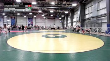107 lbs Rr Rnd 2 - Guilianna Latshaw, BHWC | Florida Supreme Girls vs Sara Warren, East Rowan Wrestling Club