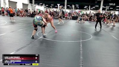 165 lbs Round 2 (8 Team) - Lexi Lubczenko, U2 Women Of The Uprising vs Leila Hernandez, 84 Athletes