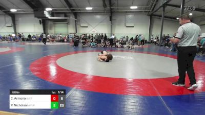 120 lbs Rr Rnd 3 - Collin Armona, Guerrilla Wrestling Academy vs Peyton Nicholson, Level Up