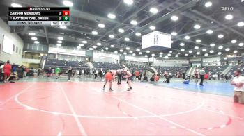 184 lbs Cons. Round 2 - Carson Meadows, Liberty U vs Matthew Cael Green, Georgetown (KY)