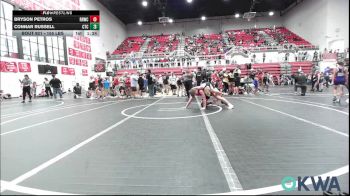 155 lbs Semifinal - Bryson Petros, Red Ryder Wrestling Club vs Connar Russell, Chandler Takedown Club