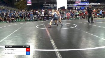 132 lbs Rnd Of 64 - Noah Talmadge, Nebraska vs Alex Harnitz, Minnesota