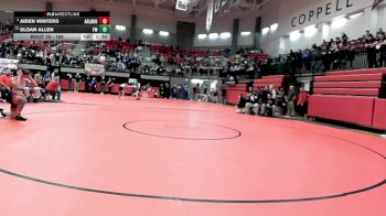 165 lbs Champ. Round 1 - Sloan Allen, Lewisville Flower Mound vs Aiden Winters, Arlington Houston