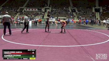 1A-4A 175 Cons. Round 2 - Shayr Perez Garcia, Montevallo vs Kameron Coleman, Mobile Christian