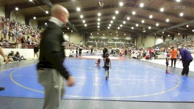 40-45 lbs Rr Rnd 2 - Kaylee Harrington, Rabbit Wrestling Club vs Kaydence Neal, Dendy Trained Wrestling