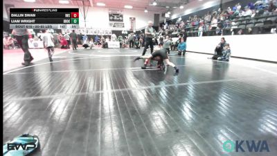 80-85 lbs Rr Rnd 2 - Dallin Swan, IRONMEN Wrestling Club vs Liam Wright, Broken Arrow Wrestling