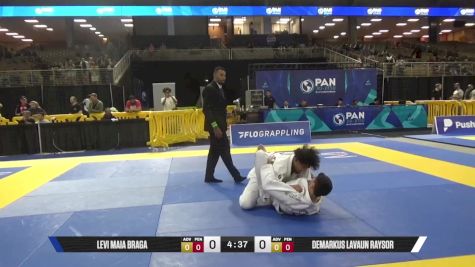 DeMarkus Lavaun Raysor vs Levi Maia Braga 2025 Pan Jiu Jitsu IBJJF Championship