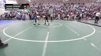 Boys 157 lbs Cons. Semi - Anthony Guitierrez, Westmont Boys vs Anthony Cazarez, Gilroy Boys