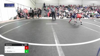 55 lbs Consi Of 4 - Cash Laferr, Greenwood Wrestling Academy vs Chipper Stubbs, Roland Youth League Wrestling