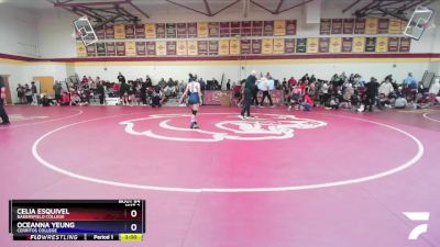 103 lbs Quarterfinal - Celia Esquivel, Bakersfield College vs Oceanna Yeung, Cerritos College