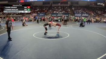 G 120 lbs 5th Place Match - Carmen Mueller, Baton Rouge Girls vs Claire Leboeuf, Chalmette Girls