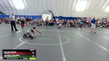 92 lbs Round 2 (8 Team) - Dominic Difilippo, Rogue Wrestling vs Dylan Osolin, Lake WC