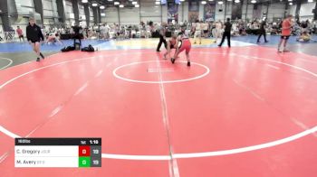 160 lbs Rr Rnd 3 - Connor Gregory, Journeymen Wrestling Club vs Mason Avery, D2 Ducks