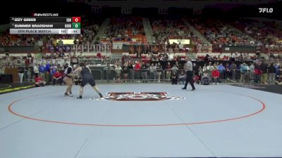 235 lbs 5th Place Match - Summer Bradshaw, Osawatomie Hs vs Izzy Greer, El Dorado HS