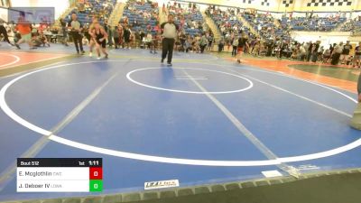 110 lbs Rr Rnd 1 - Elijah Mcglothlin, Claremore Wrestling Club vs John Deboer IV, Lady Outlaw Wrestling Academy