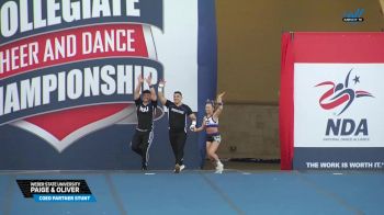 Weber State University - Paige & Oliver [2025 Coed Partner Stunt] 2025 NCA & NDA College Nationals