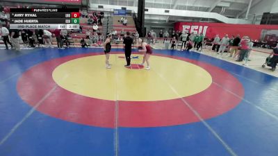 160 lbs 3rd Place Match - Jade Huerta, East Stroudsburg University vs Avry Ryhal, Lock Haven University