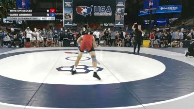 157 lbs Cons. Sub-quarters - Bryston Scoles, Wisconsin vs James Whitbred, Pennsylvania