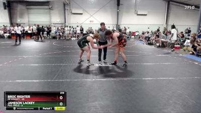 215 lbs Round 2 (6 Team) - Broc Righter, MF Dynasty vs Jameson Lackey, Full Circle