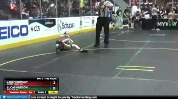 60 lbs Cons. Round 4 - Lucas Hudson, Wayland WC vs Jaxyn Rowley, Raider Youth WC