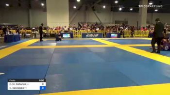 Carl M. Cabanas vs Daniel Salvaggio 2021 American National IBJJF Jiu-Jitsu Championship