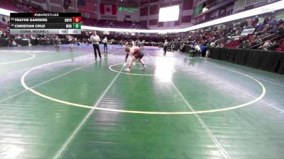 165 lbs Cons. Round 5 - Christian Cruz, Ridgevue vs Trayke Sanders, Owyhee