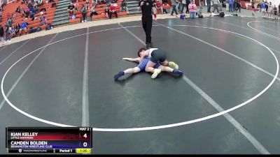 93 lbs Round 1 - Camden Bolden, Bennington Wrestling Club vs Kian Kelley, Little Hammers