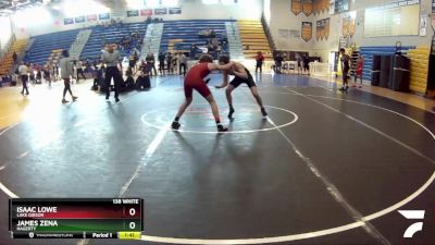 138 White Quarterfinal - James Zena, Hagerty vs Isaac Lowe, Lake Gibson