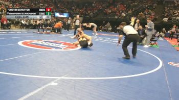 150 Class 2 lbs Cons. Semi - Justin Schutter, Kirksville vs Benjamin Schroeder, Father Tolton Regional Catholic