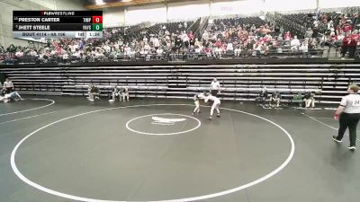 4A 106 lbs Quarterfinal - Jhett Steele, Payson vs Preston Carter, Timpanogos