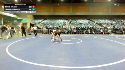 184 lbs Consi Of 8 #1 - Ethan Miller, Southern Oregon vs Christian Smoot, UNATT-Utah Valley