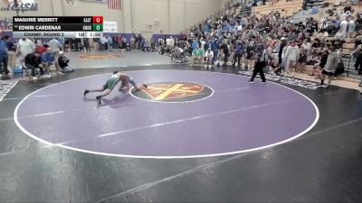 113 lbs Champ. Round 2 - Edwin Cardenas, Knox Catholic vs Maguire Merritt, Eastside
