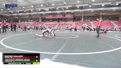 90 lbs Cons. Round 3 - Whitney Kollhoff, Abilene vs Persayus Lorenzo-DeHerrera, Duran Elite