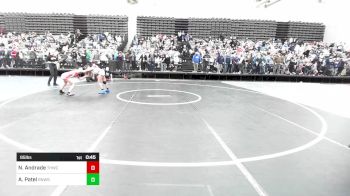 95 lbs 2nd Place - Natalie Andrade, THWC vs Alysa Patel, Red Nose Wrestling School