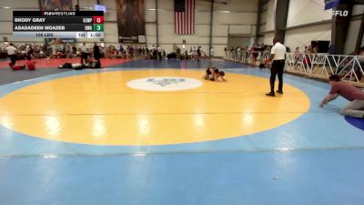 106 lbs Rr Rnd 2 - Brody Gray, Kempsville Wrestling Club vs Asadadeen Moazeb, Diesel Wrestling Academy