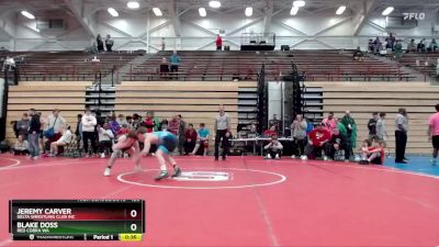 120 lbs Quarterfinal - Jeremy Carver, Delta Wrestling Club Inc vs Blake Doss, Red Cobra WA