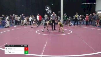 75 lbs Quarterfinal - Zayne Jones, West Chester vs Kolston Piper, Greencastle Antrim