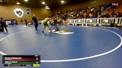 215 lbs Quarterfinal - Emilio Ayala, Kingsburg vs Kevin Rodriguez, Chaminade