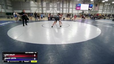 76 lbs Cons. Round 4 - Love Daley, MD vs Grace Leota, FL