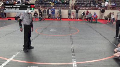 65_B lbs Consi Of 16 #2 - Colton Jackson, Bradford vs Lincoln Lehner, Cambria Heights