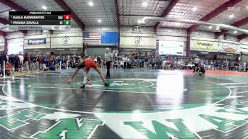 100 lbs Quarterfinal - Kaela Barrientos, Coronado vs Viviana Zavala, Spanish Springs
