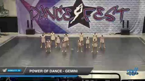 Power of Dance - Gemini [2021 Youth - Contemporary/Lyrical - Small Day 2] 2021 Badger Championship & DanceFest Milwaukee