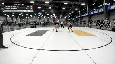 112 lbs Rr Rnd 1 - Raidon Gonzalez, Indiana Outlaws Gold vs Kellan McCabe, Mat Warriors Yellow