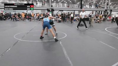 113 lbs Round 3 (6 Team) - Nico Emili, Team Shutt B Team vs Lucas Romano, East Coast Time Out