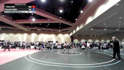 106 lbs Cons. Round 6 - Evan Cies, Pennsylvania vs William Webb, New Jersey