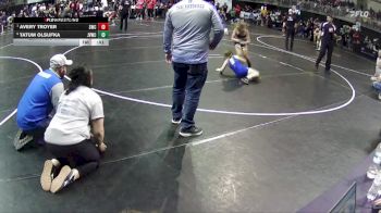 82 lbs Quarterfinal - Avery Troyer, Seward Wrestling Club vs Tatum Olsufka, Jr. Viking Wrestling Club