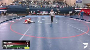 100 lbs Quarterfinal - Chloe Hanes, Klein Oak (Girls) vs Emily Shipula, Conroe Caney Creek (Girls)