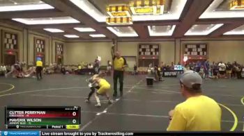 82 lbs Round 2 (4 Team) - Maverik Wilson, Armory Blue vs Cutter Perryman, Kings Krew