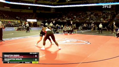 190 Class 1 lbs Champ. Round 1 - Braxton Sneed, Lift For Life Academy Charter vs Remington Wolfe, Lathrop